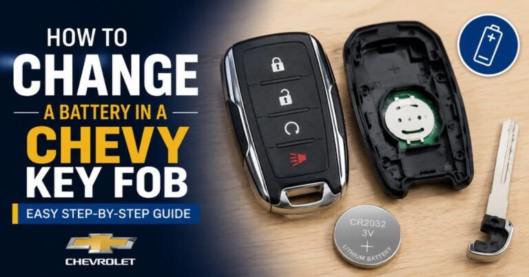How to Change a Battery in a Chevy Key Fob? image