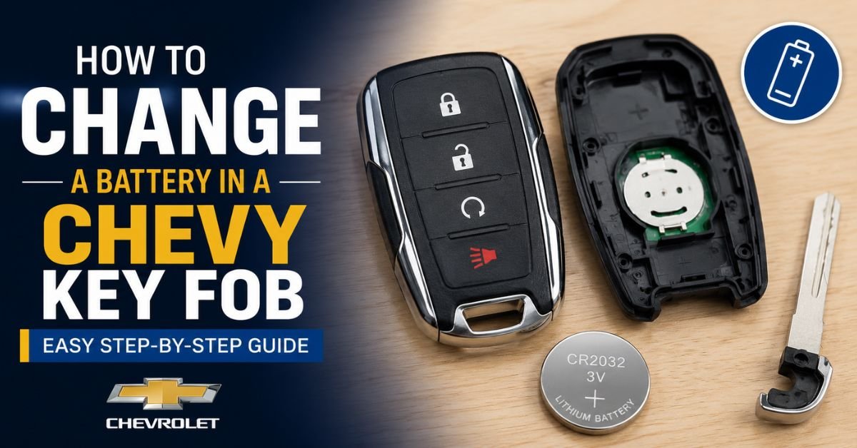 How to Change a Battery in a Chevy Key Fob? image