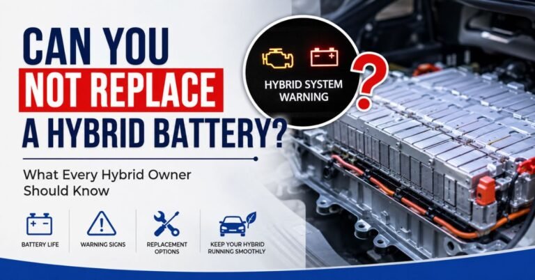 Can You Not Replace a Hybrid Battery? image