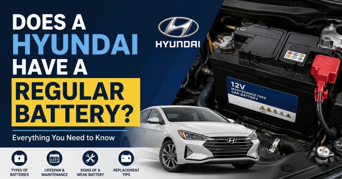 Does a Hyundai Have a Regular Battery? image