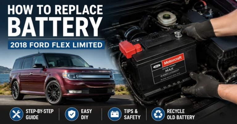 How to Replace the Battery in a 2018 Ford Flex Limited? image