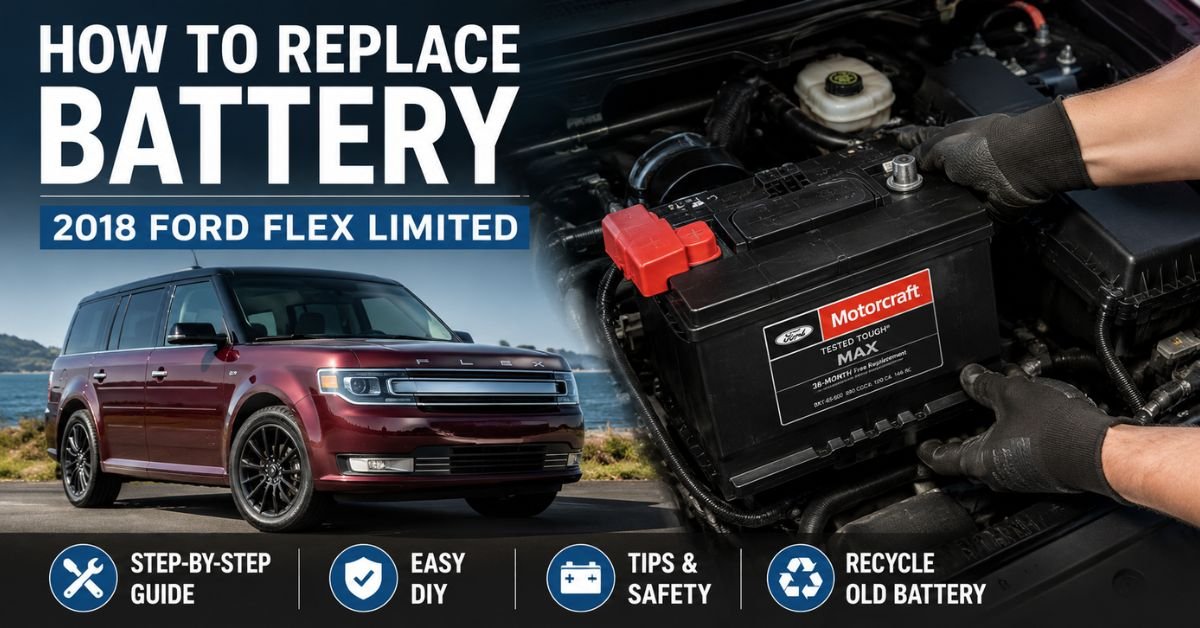 How to Replace the Battery in a 2018 Ford Flex Limited? image