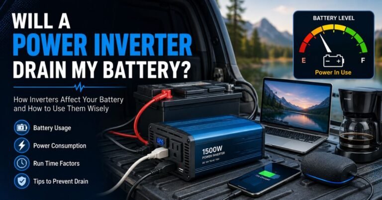 Will a Power Inverter Drain My Battery? image