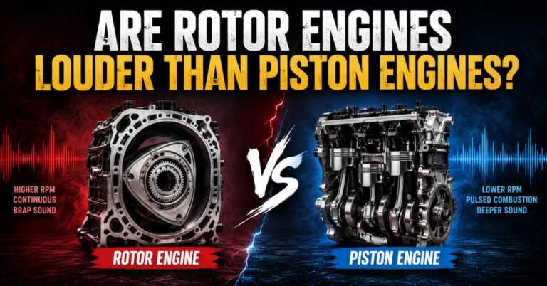 Are Rotor Engines Louder Than Piston Engines? image