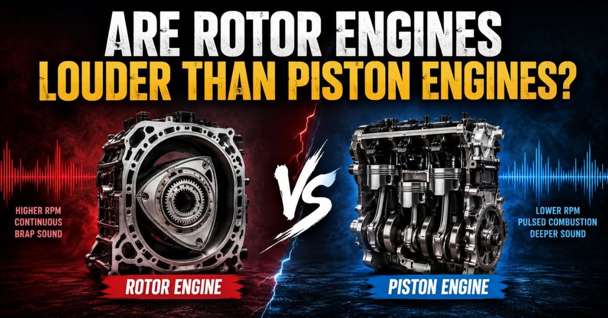 Are Rotor Engines Louder Than Piston Engines? image