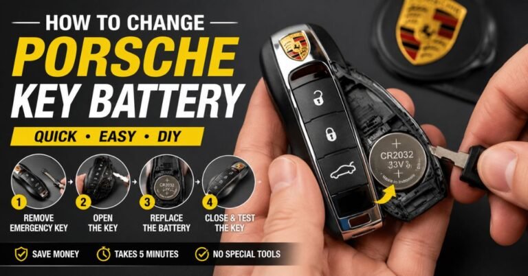 How to Change a Porsche Key Battery? image