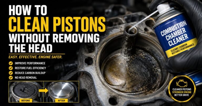 How to Clean Pistons Without Removing the Cylinder Head? image