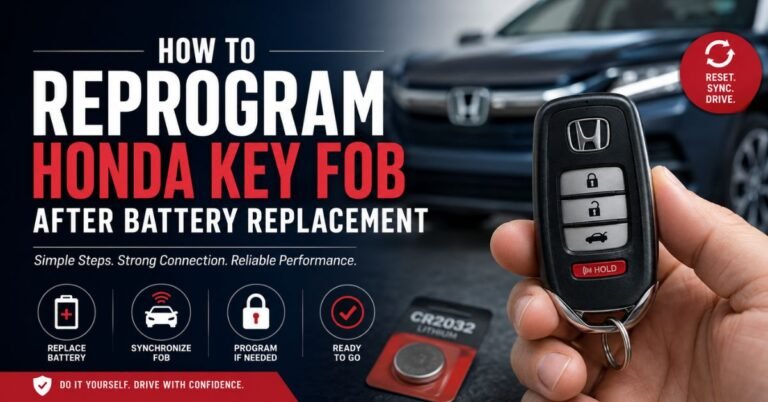 How to Reprogram a Honda Key Fob After Battery Replacement? image