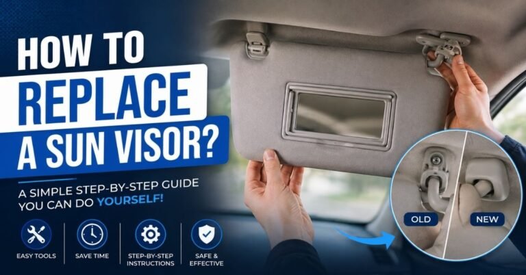 How to Replace a Sun Visor? image