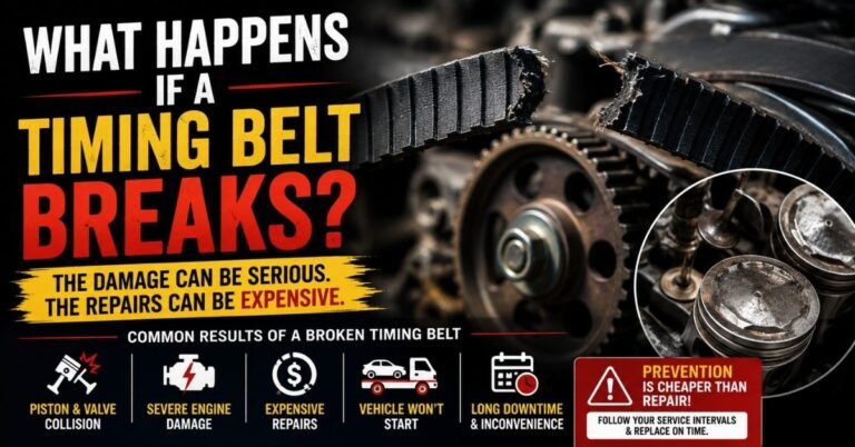 What Happens If a Timing Belt Breaks? image