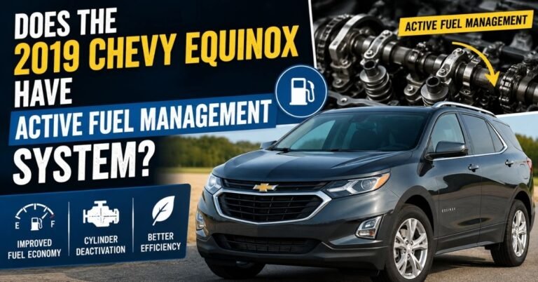 Does the 2019 Chevy Equinox Have an Active Fuel Management System? image